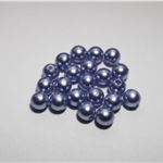 Plastové perličky sv.modré, 5mm, 100ks v balení