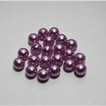 Plastové perličky sv.fialové, 8mm, 50ks v balení