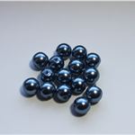 Skleněné voskovky sv.modré, 8mm, v balení 50ks