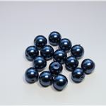 Skleněné voskovky tm.modré, 8mm, v balení 50ks