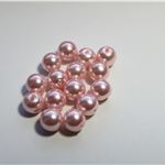 Skleněné voskovky sv.růžové, 5mm, v balení 80ks