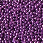 Plastové voskovky - tmavě fialová  - 5mm/250g-cca4000ks