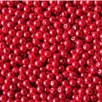 Plastové voskovky - červená - 5mm/250g-cca4000ks