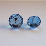 Rondelka 6x10mm - světle modrá, 5ks